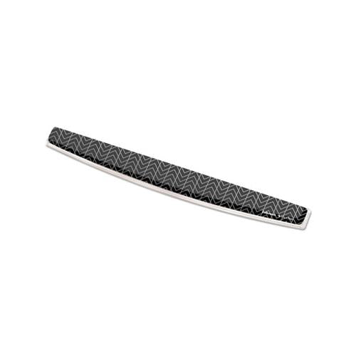 Photo Gel Wrist Rest With Microban, 18 1-2 X 2 5-16 X 3-4, Gray-white