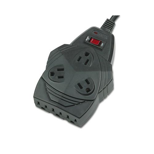 Mighty 8 Surge Protector, 8 Outlets, 6 Ft Cord, 1300 Joules, Black