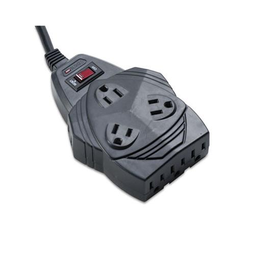 Mighty 8 Surge Protector, 8 Outlets, 6 Ft Cord, 1460 Joules, Black
