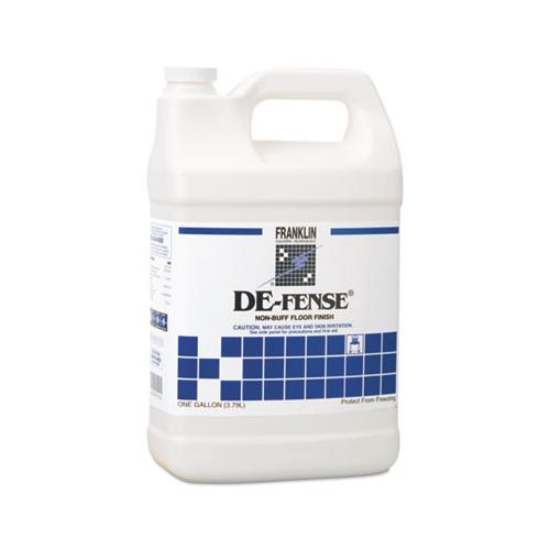 De-fense Non-buff Floor Finish, Liquid, 1 Gal. Bottle