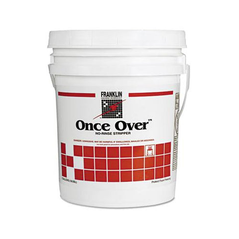 Once Over Floor Stripper, Liquid, 5 Gal. Pail