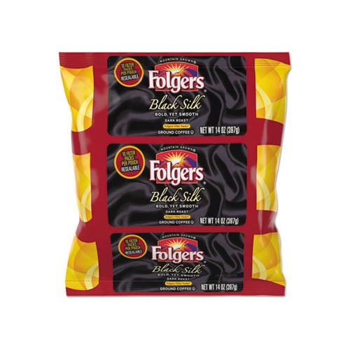 Coffee Filter Packs, Black Silk, 1.4 Oz Pack, 40packs-carton