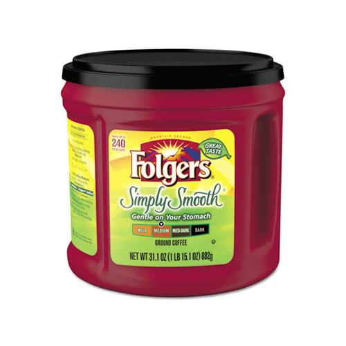 Coffee, Simply Smooth, 31.1 Oz Canister, 6-carton