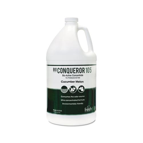 Bio Conqueror 105 Enzymatic Odor Counteractant Concentrate, Cucumber Melon, 1 Gal, 4-carton