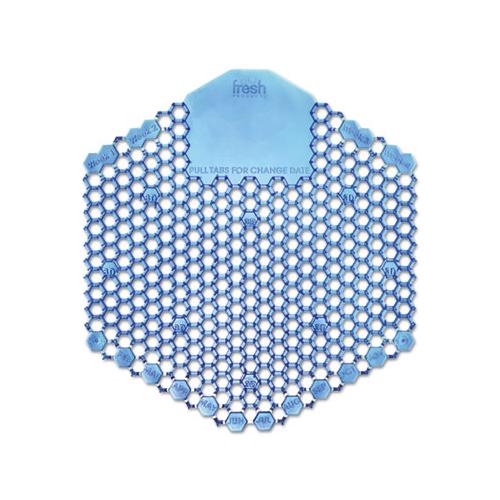 Wave 3d Urinal Deodorizer Screen, Blue, Cotton Blossom, 10 Screens-box