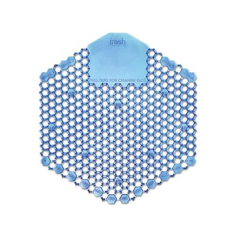 Wave 3d Urinal Deodorizer Screen, Blue, Cotton Blossom, 10 Screens-box