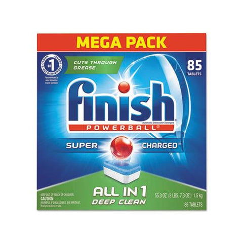 Powerball Dishwasher Tabs, Fresh Scent, 85-box, 4 Boxes-carton