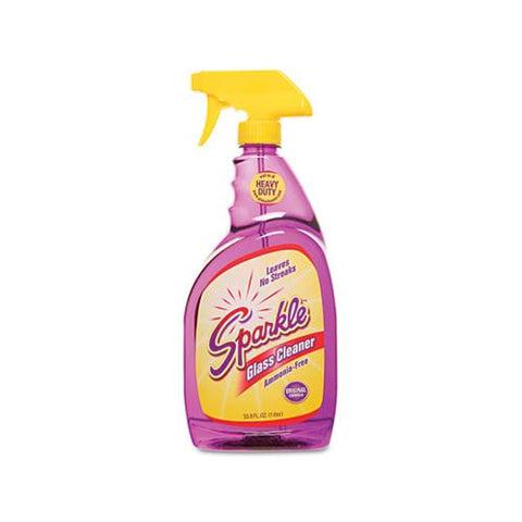 Glass Cleaner, 33.8oz Spray Bottle