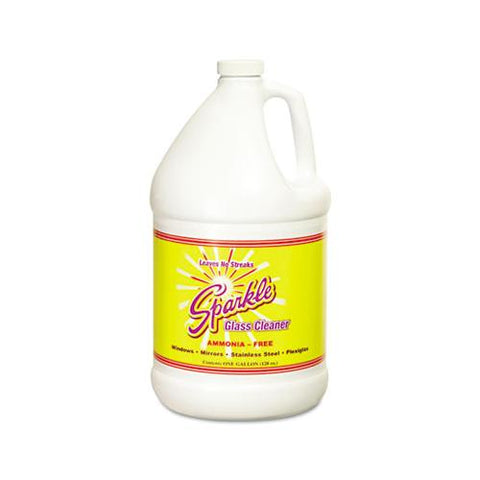 Glass Cleaner, 1gal Bottle Refill, 4-carton