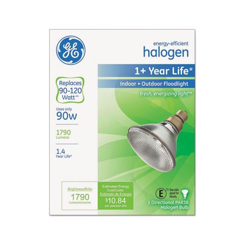 Energy-efficient Par38 Halogen Bulb, 90 W, Crisp White