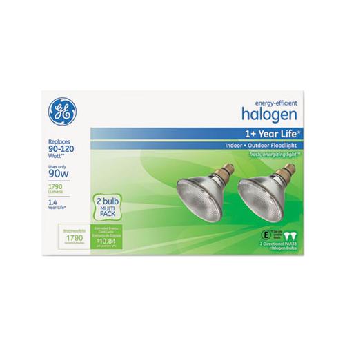 Energy-efficient Par38 Halogen Bulb, 80 W, 2-pack