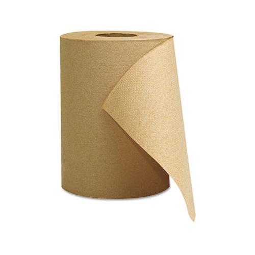 Hardwound Roll Towels, Natural, 8" X 350ft, 12 Rolls-carton