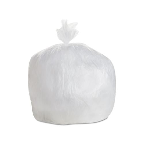 High Density Can Liners, 30 Gal, 8 Microns, 30" X 36", Natural, 500-carton