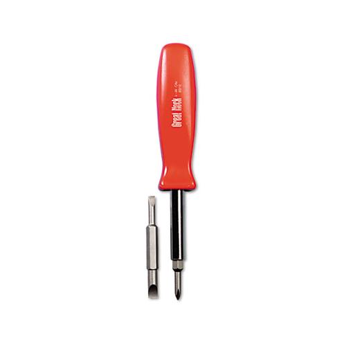 4 In-1 Screwdriver W-interchangeable Phillips-standard Bits, Assorted Colors