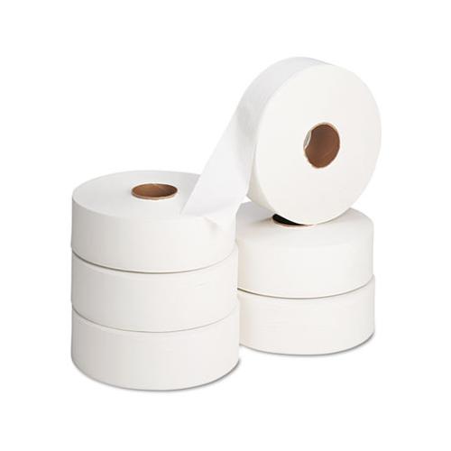 Jumbo Roll Bath Tissue, Septic Safe, 2 Ply, White, 2000 Ft, 6 Rolls-carton