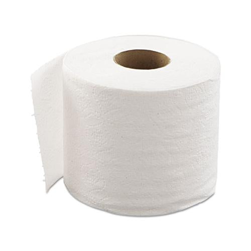 Embossed Bathroom Tissue, Septic Safe, 1-ply, White, 550-roll, 80 Rolls-carton