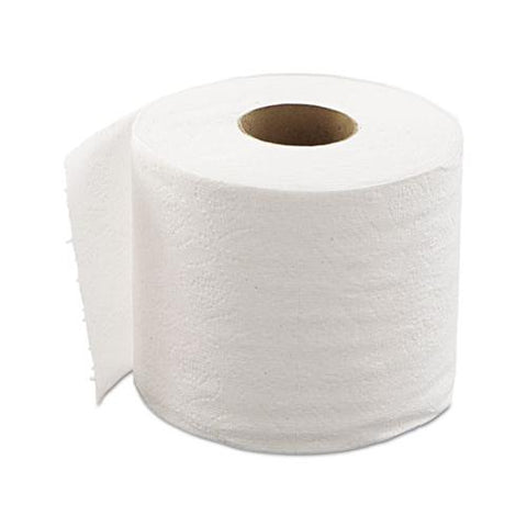Embossed Bathroom Tissue, Septic Safe, 1-ply, White, 550-roll, 80 Rolls-carton