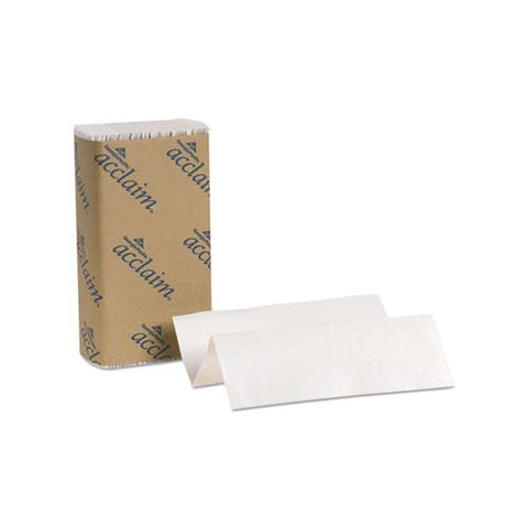 Pacific Blue Basic Folded Paper Towel, 9 1-4 X 9 1-2, White, 250-pack, 16 Pk-ct