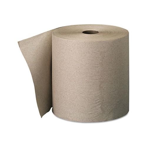 Pacific Blue Basic Nonperforated Paper Towels, 7 7-8 X 800 Ft, Brown, 6 Rolls-ct