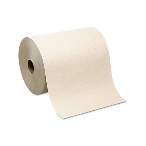 Hardwound Roll Paper Towel, Nonperforated, 7.87 X 1000ft, Brown, 6 Rolls-carton