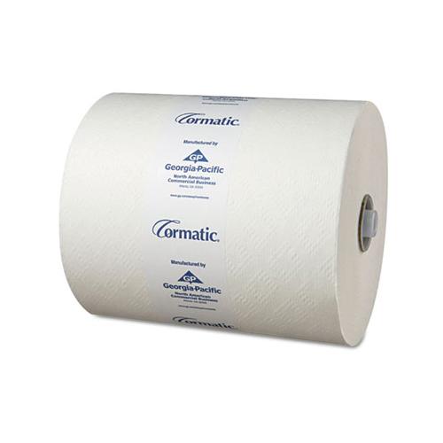 Hardwound Roll Towels, 8 1-4 X 700ft, White, 6 Rolls-carton