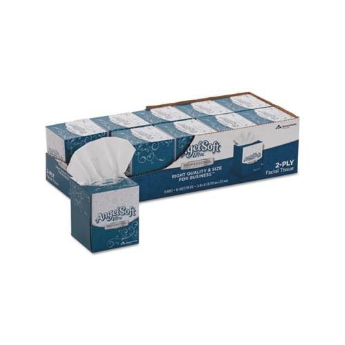 Ps Ultra Facial Tissue, 2-ply, White, 96 Sheets-box, 10 Boxes-carton