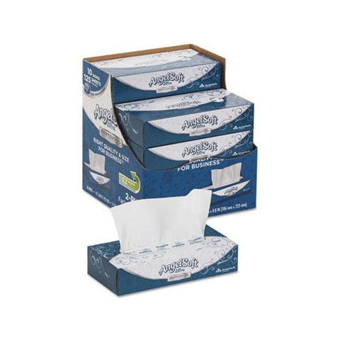 Ps Ultra Facial Tissue, 2-ply, White, 125 Sheets-box, 10 Boxes-carton