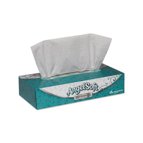 Premium Facial Tissue, 2-ply, White, Flat Box, 100 Sheets-box, 100-box