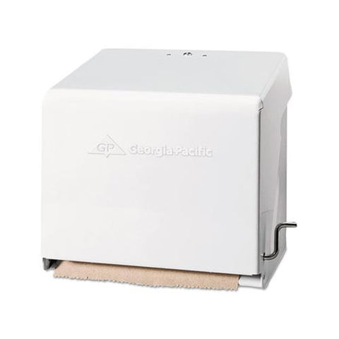Mark Ii Crank Roll Towel Dispenser, 10 3-4 X 8 1-2 X 10 3-5, White