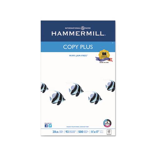 Copy Plus Print Paper, 92 Bright, 20 Lb, 11 X 17, White, 500-ream