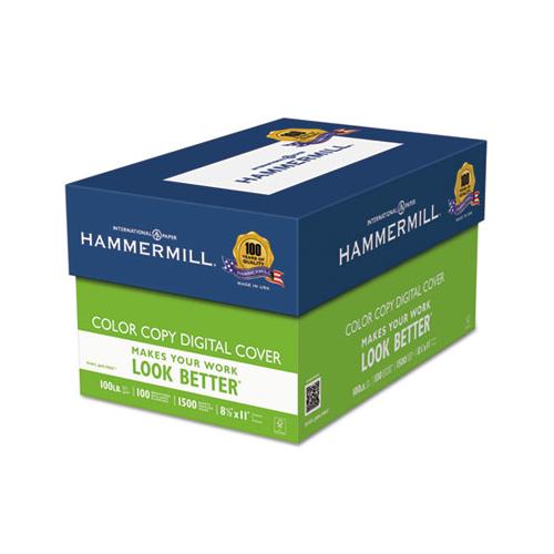 Premium Color Copy Cover, 100 Bright, 100lb, 8.5 X 11, 250 Sheets-pack, 6 Packs-carton