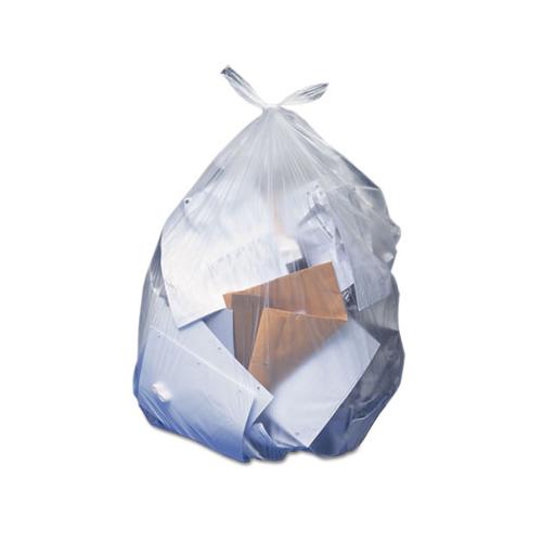 Linear Low-density Can Liners, 10 Gal, 0.35 Mil, 23" X 25", Clear, 500-carton