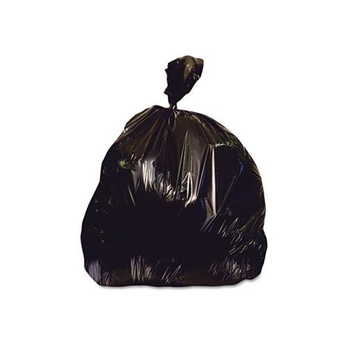 Low-density Repro Can Liner, 56 Gal, 2 Mil, 43" X 47", Black, 100-carton