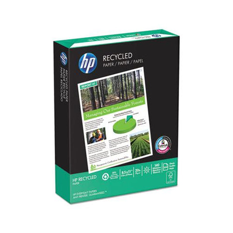 Recycled30 Paper, 92 Bright, 20lb, 8.5 X 11, White, 500 Sheets-ream, 10 Reams-carton