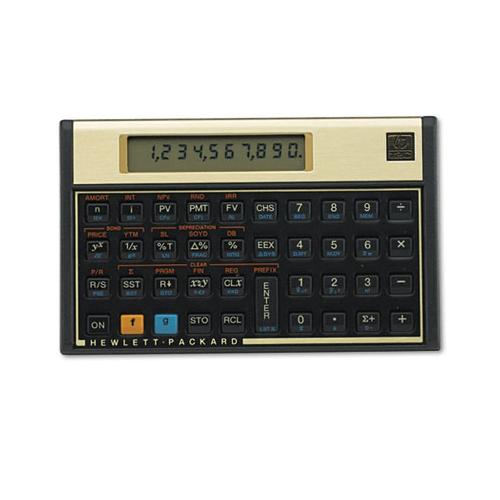 12c Financial Calculator, 10-digit Lcd