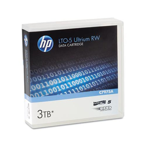1-2" Ultrium Lto-5 Cartridge, 2775ft, 1.5tb Native-3tb Compressed Capacity