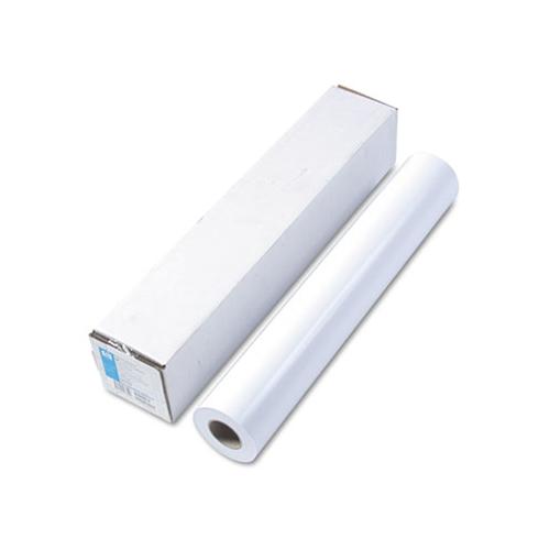 Designjet Large Format Paper For Inkjet Prints, 7 Mil, 24" X 100 Ft, Satin White