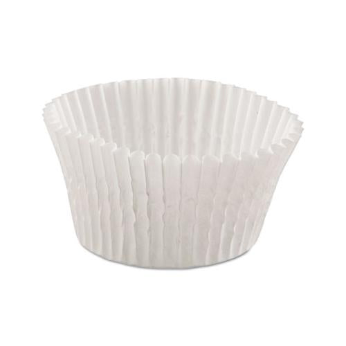 Fluted Bake Cups, 4 1-2 Dia X 1 1-4h, White, 500-pack, 20 Pack-carton
