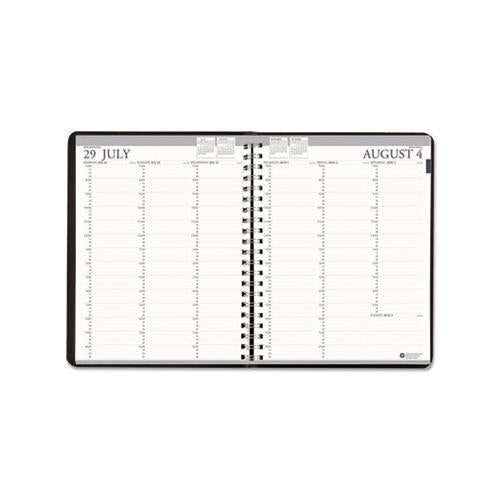 Recycled Professional Academic Weekly Planner, 11 X 8.5, Black, 2020-2021