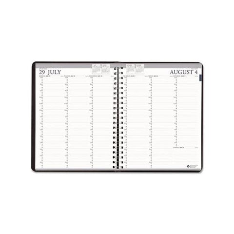 Recycled Professional Academic Weekly Planner, 11 X 8.5, Black, 2020-2021