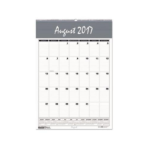 Recycled Bar Harbor Wirebound Academic Monthly Wall Calendar, 12 X 17, 2020-2021