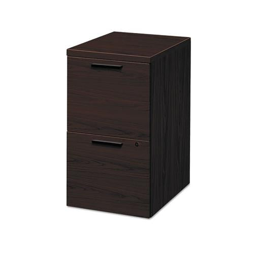 10500 Series File-file Mobile Pedestal, 15.75w X 22.75d X 28h, Mahogany