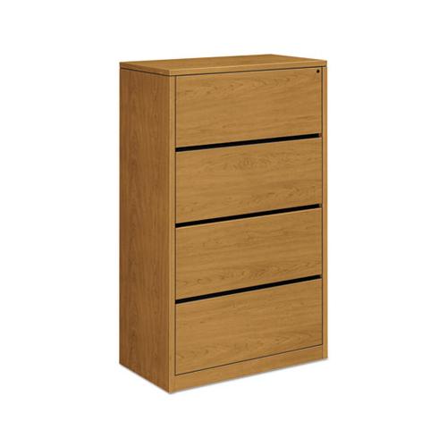 10500 Series Four-drawer Lateral File, 36w X 20d X 59.13h, Harvest