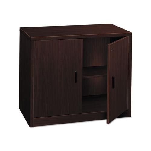 10500 Series Storage Cabinet W-doors, 36w X 20d X 29-1-2h, Mahogany