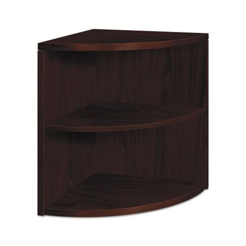 10500 Series Two-shelf End Cap Bookshelf, 24w X 24d X 29-1-2h, Mahogany