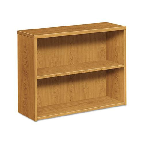 10500 Series Laminate Bookcase, Two-shelf, 36w X 13-1-8d X 29-5-8h, Harvest