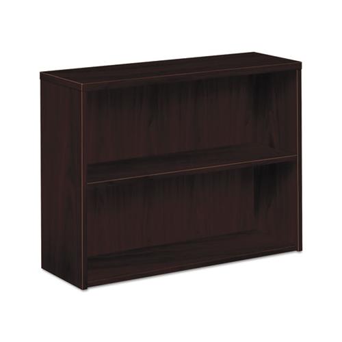 10500 Series Laminate Bookcase, Two-shelf, 36w X 13-1-8d X 29-5-8h, Mahogany