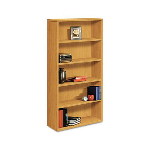 10500 Series Laminate Bookcase, Five-shelf, 36w X 13-1-8d X 71h, Harvest