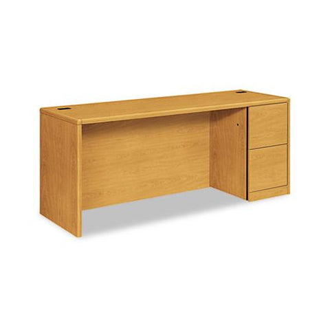 10700 Series Right Pedestal Credenza, 72w X 24d X 29.5h, Harvest