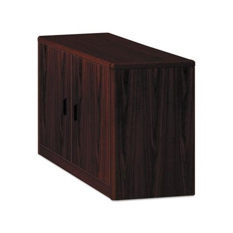 10700 Series Locking Storage Cabinet, 36w X 20d X 29 1-2h, Mahogany